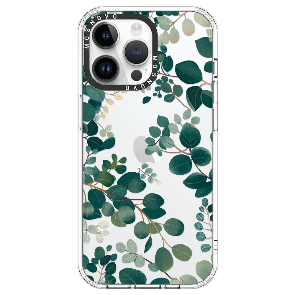 For Apple iPhone 14 Pro Max (6.7) Clear Transparent Matching Circle Design  Hybrid TPU Hard [Support Magsafe Charger] Cover ,Xpm Phone Case [ Green ]