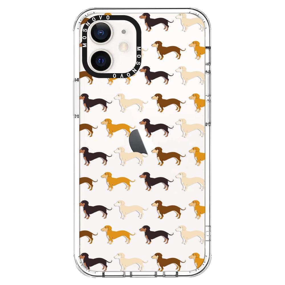 Cute Dachshund Phone Case iPhone 12 Case