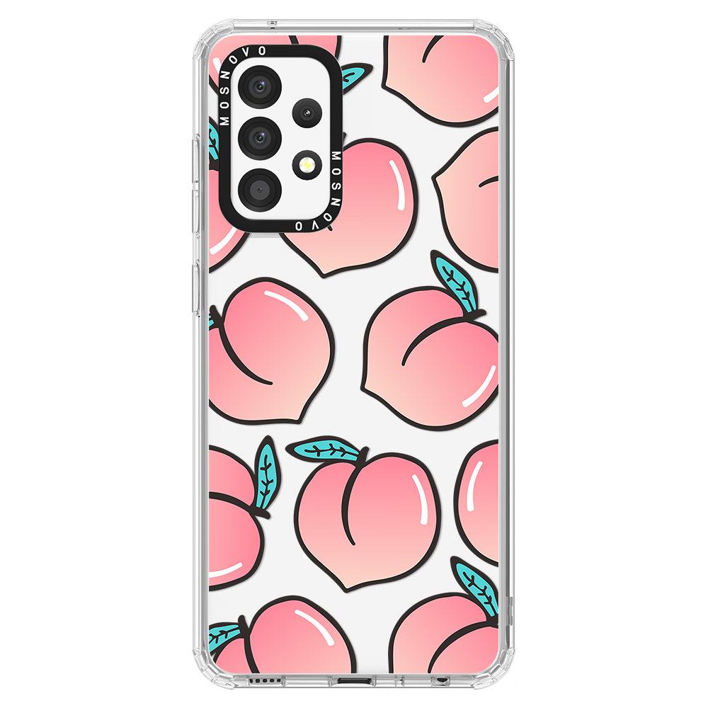 Cute Peach Phone Case Samsung Galaxy A52 And A52s Case Mosnovo 9615