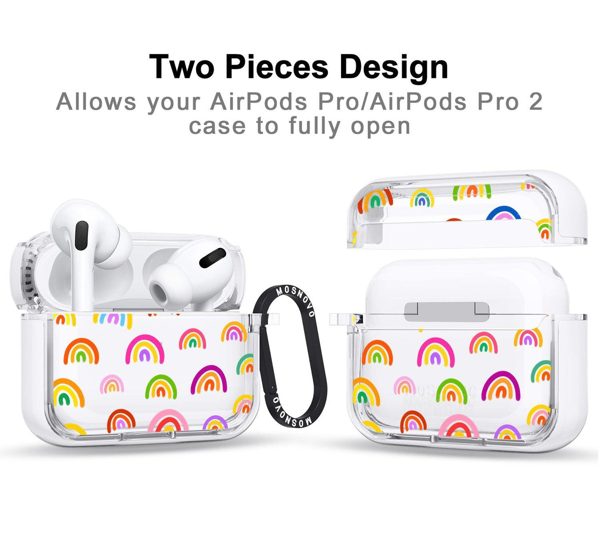 Cute Rainbow AirPods Pro 2 Case (2nd Generation)