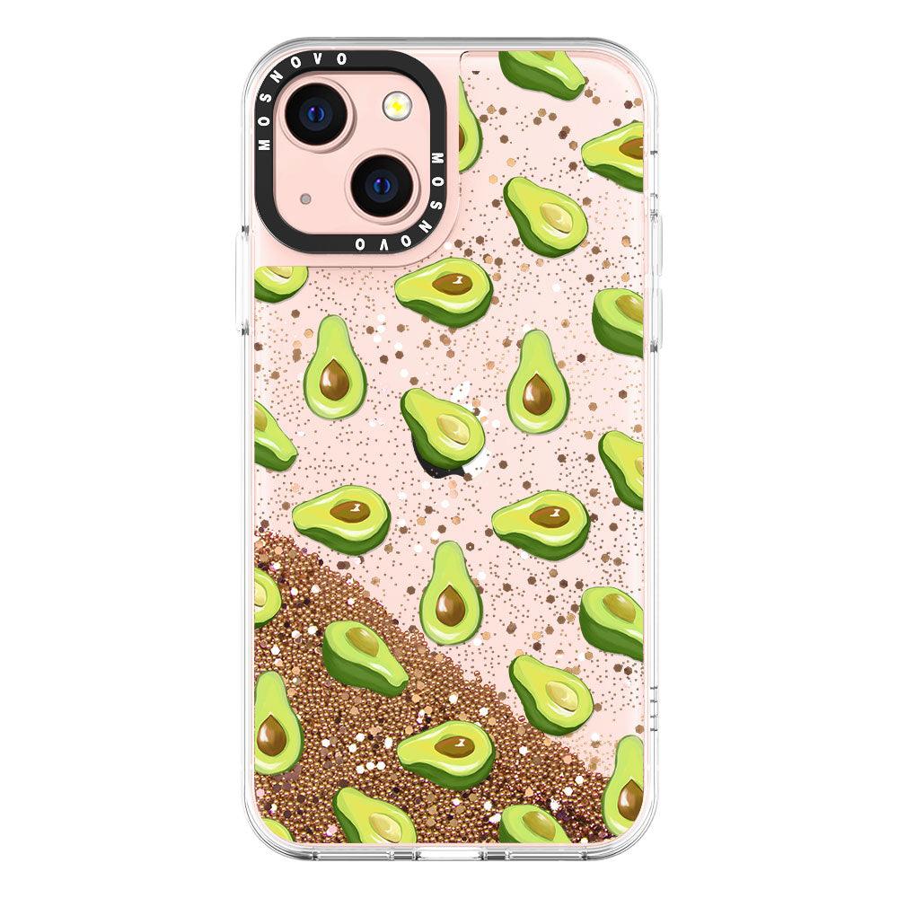 Fleshy Avocado Glitter Phone Case iPhone 13 Case