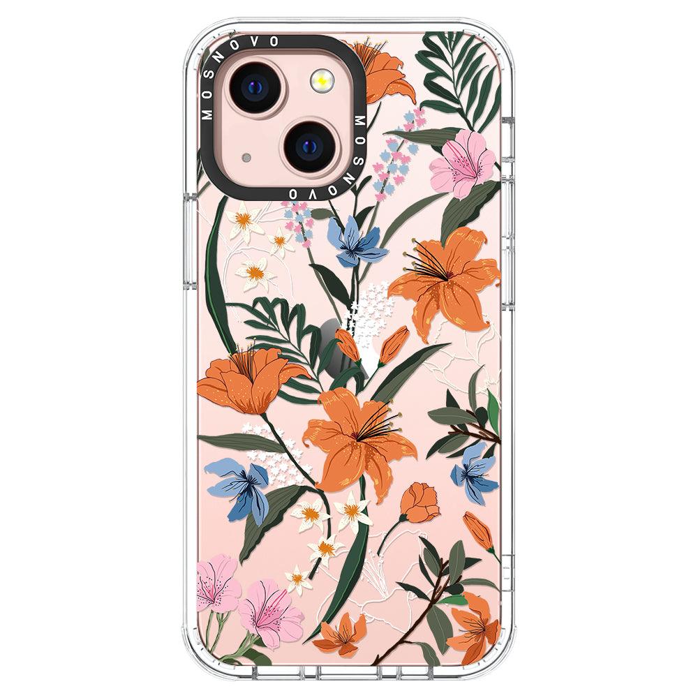 Lily Garden Phone Case Iphone 13 Mini Case Mosnovo 3488