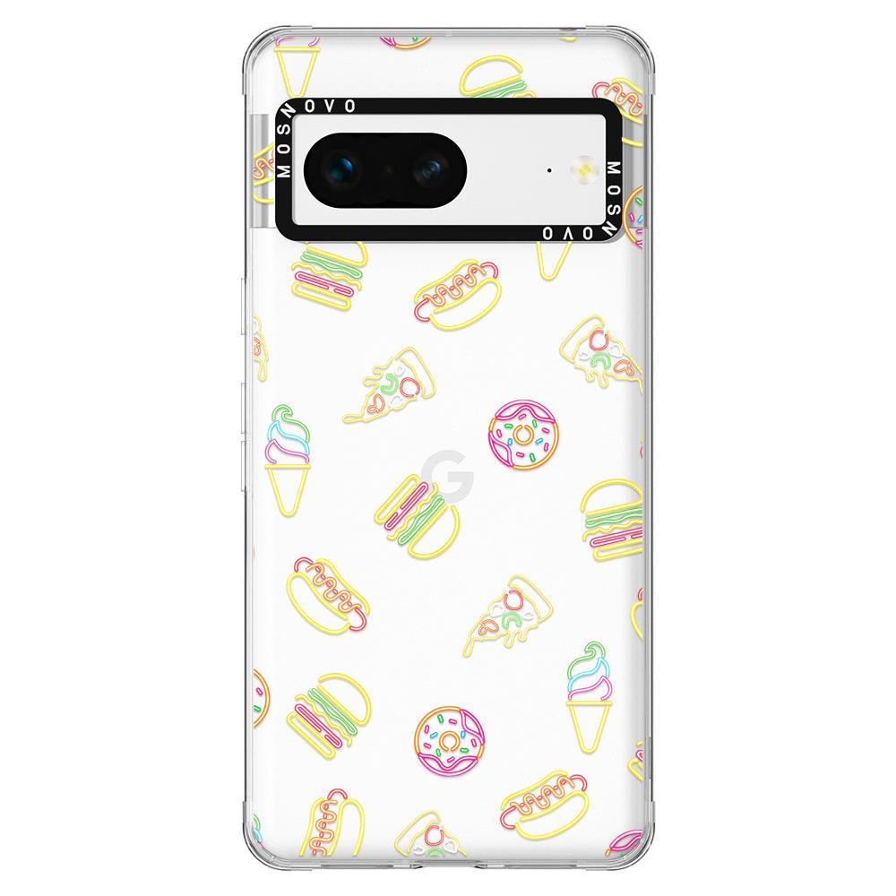 Neon Junk Food Phone Case - Google Pixel 7 Case – MOSNOVO