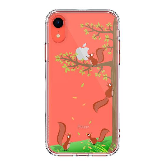 Utility Pole Squirrel iPhone Case