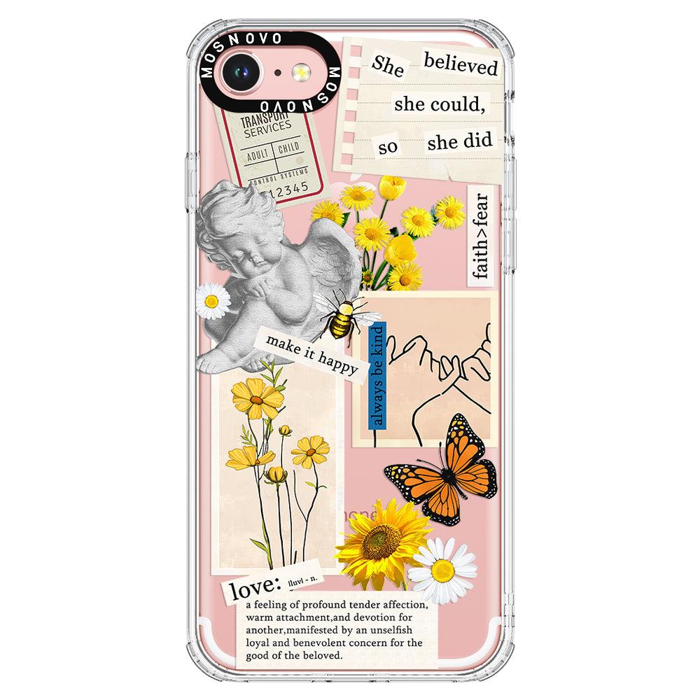 Retro Butterflies iPhone 7 Case