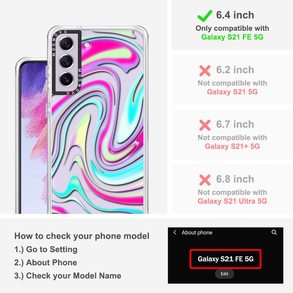 Psychedelic Swirls Phone Case - Samsung Galaxy S21 FE Case