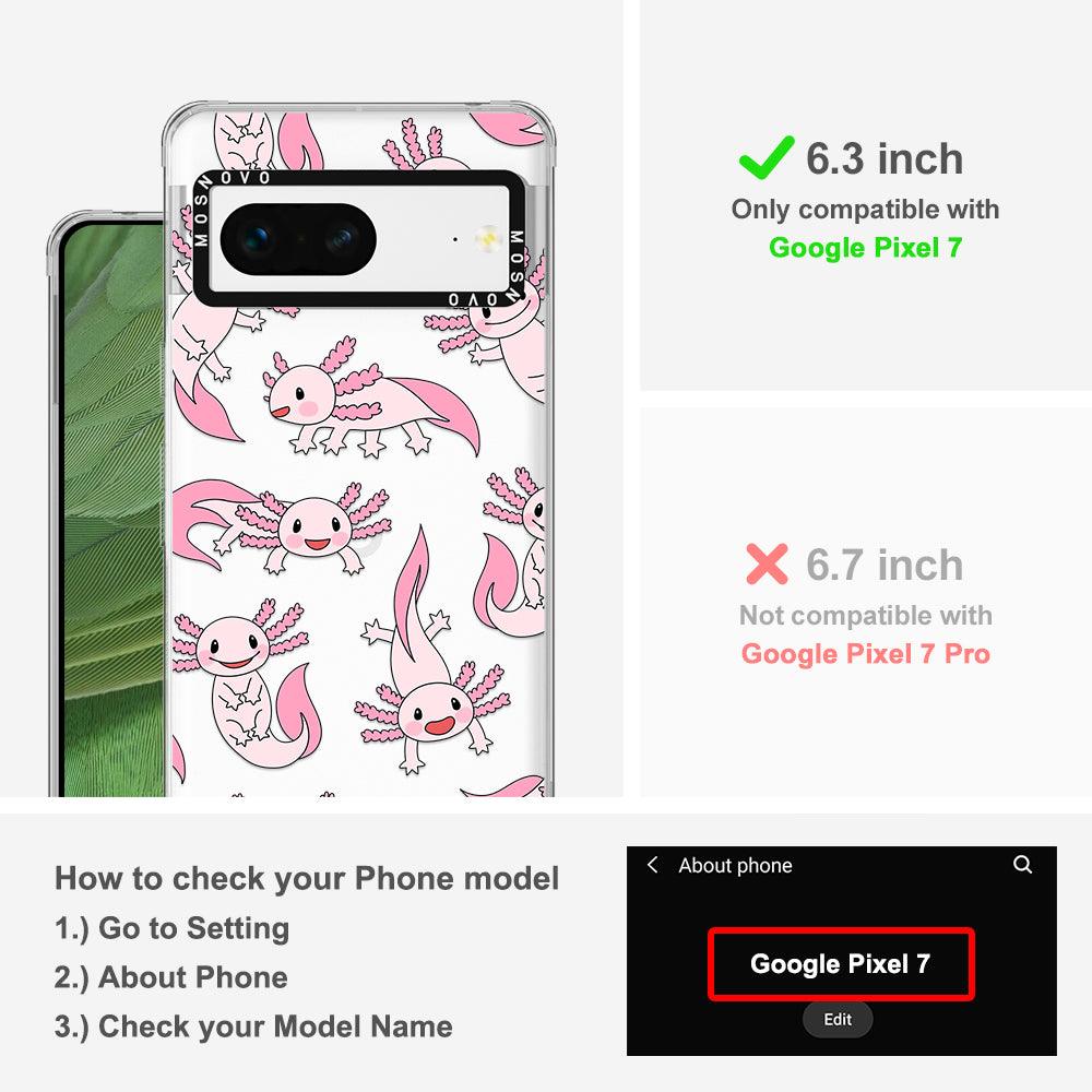 Pink Axolotl Phone Case - Google Pixel 7 Case