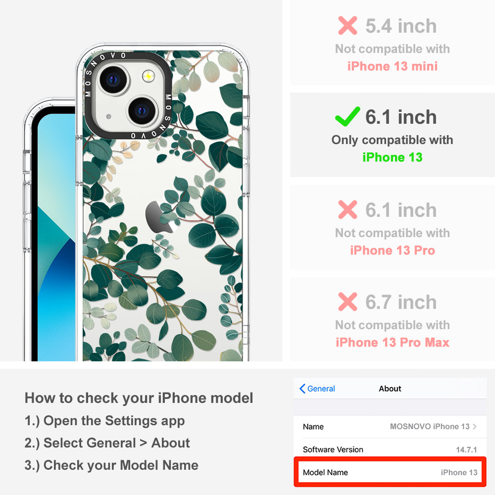 Eucalyptus Phone Case - iPhone 13 Case - MOSNOVO