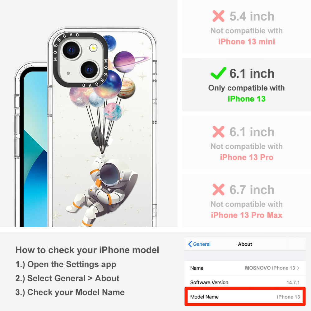 Astronaut Phone Case - iPhone 13 Case - MOSNOVO