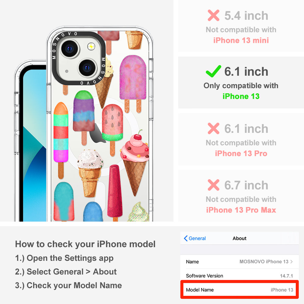 Ice Cream Phone Case - iPhone 13 Case - MOSNOVO