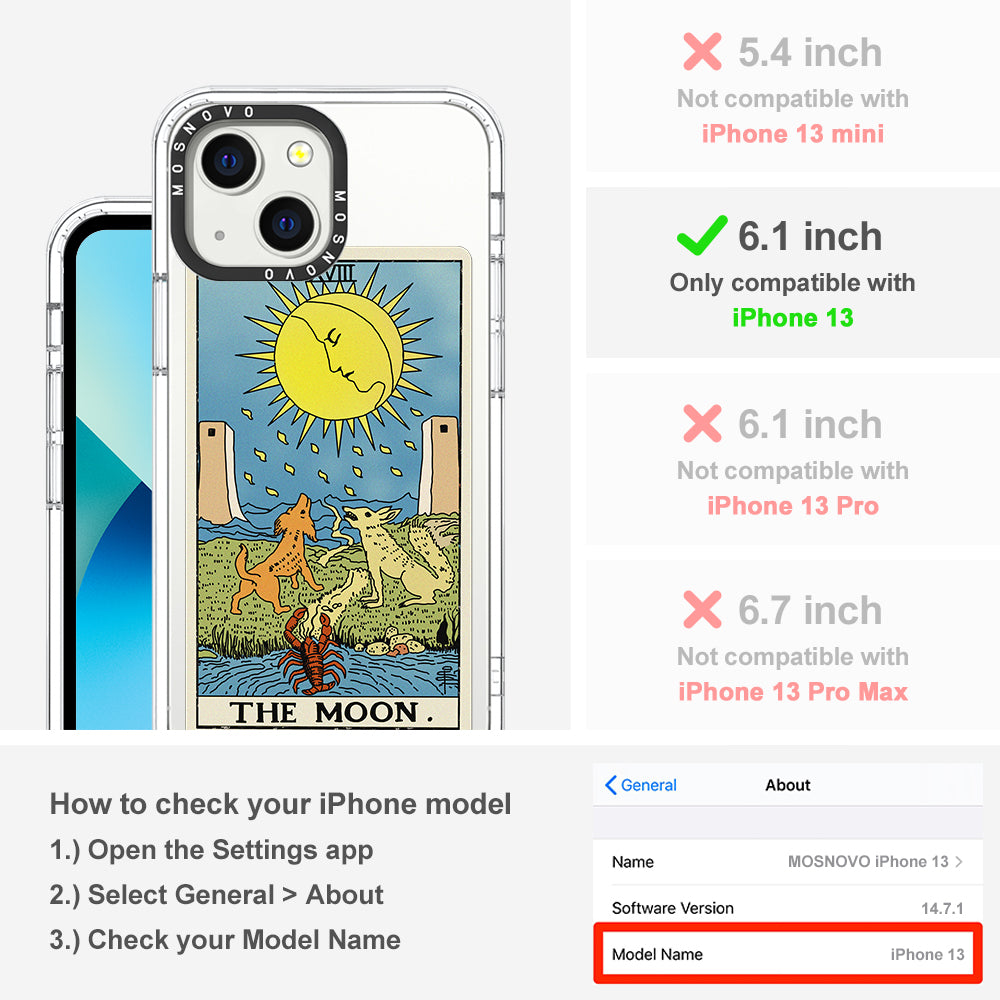 The Moon Phone Case - iPhone 13 Case - MOSNOVO