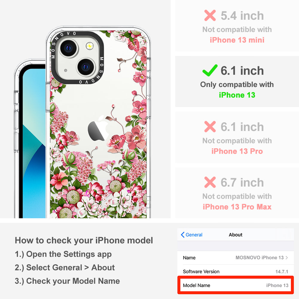 Blooms Phone Case - iPhone 13 Case - MOSNOVO