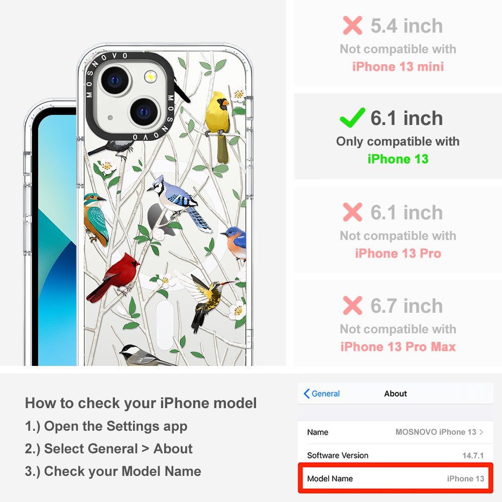 Wild Bird Phone Case - iPhone 13 Case - MOSNOVO