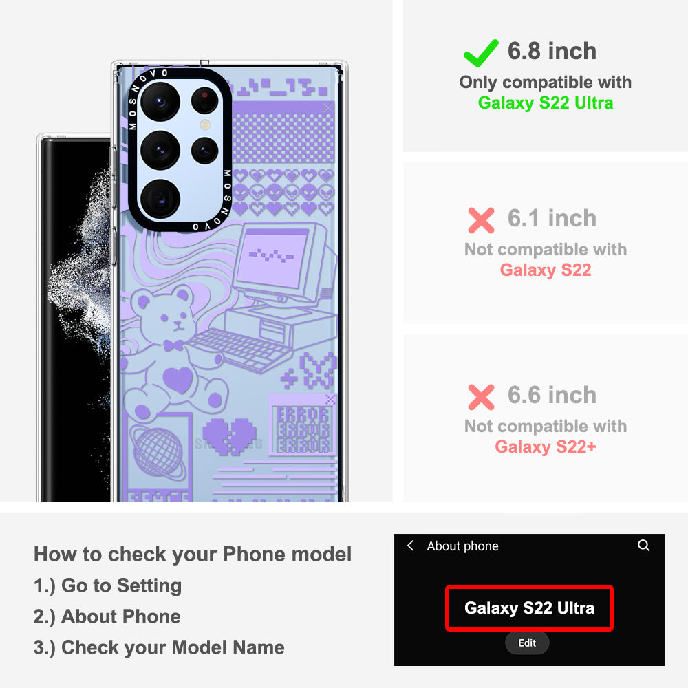 Y2K Aesthetic Phone Case - Samsung Galaxy S22 Ultra Case