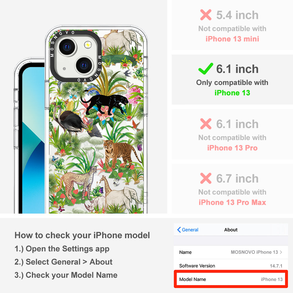 Wildlife Phone Case - iPhone 13 Case - MOSNOVO