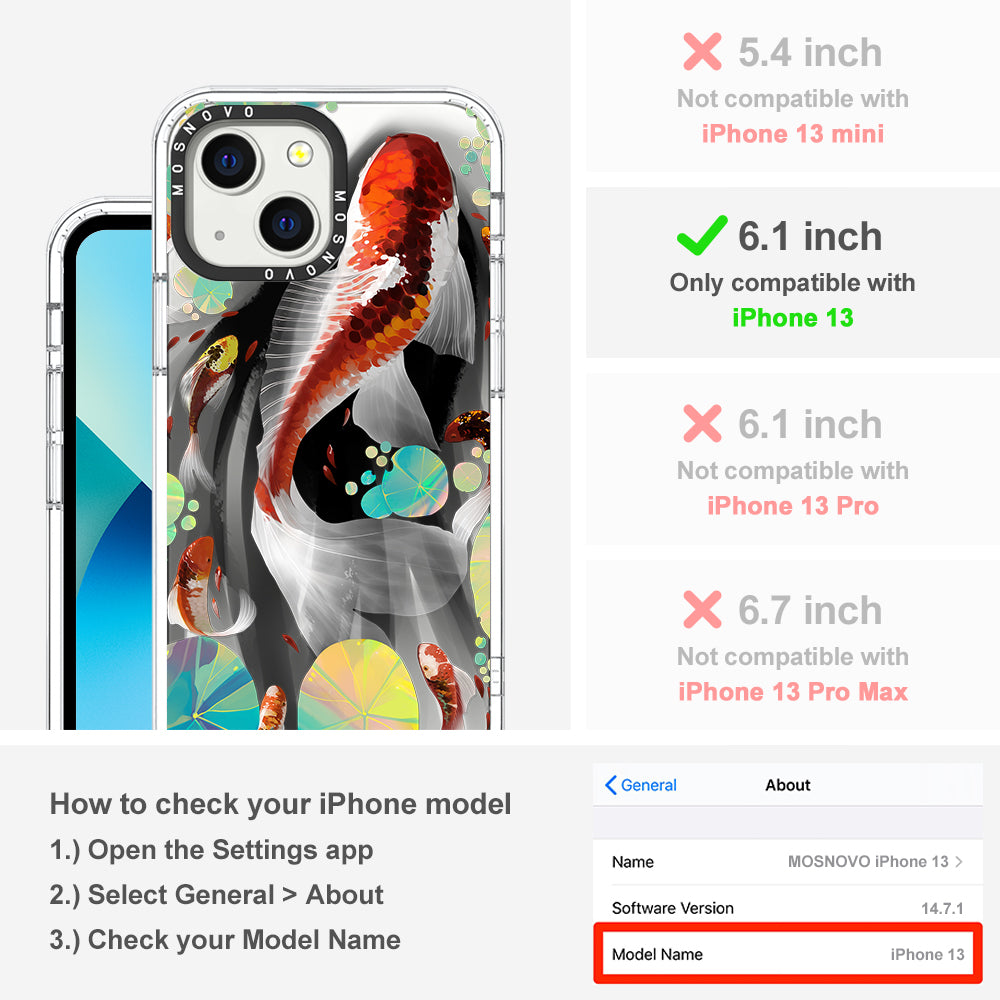Koi Art Phone Case - iPhone 13 Case - MOSNOVO
