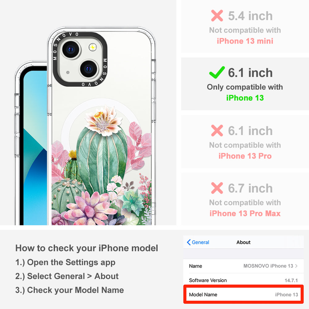 Cactaceae Phone Case - iPhone 13 Case - MOSNOVO