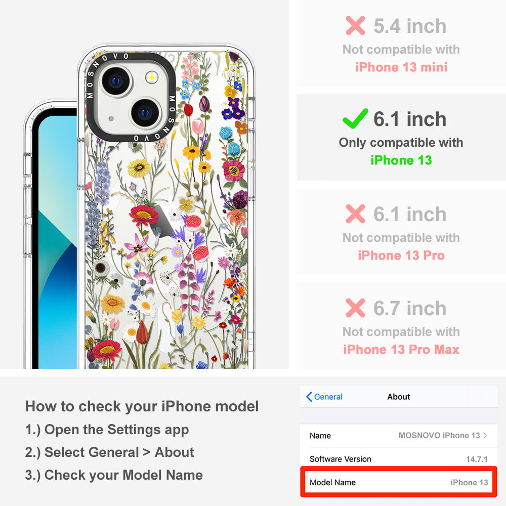 Summer Meadow Phone Case - iPhone 13 Case - MOSNOVO