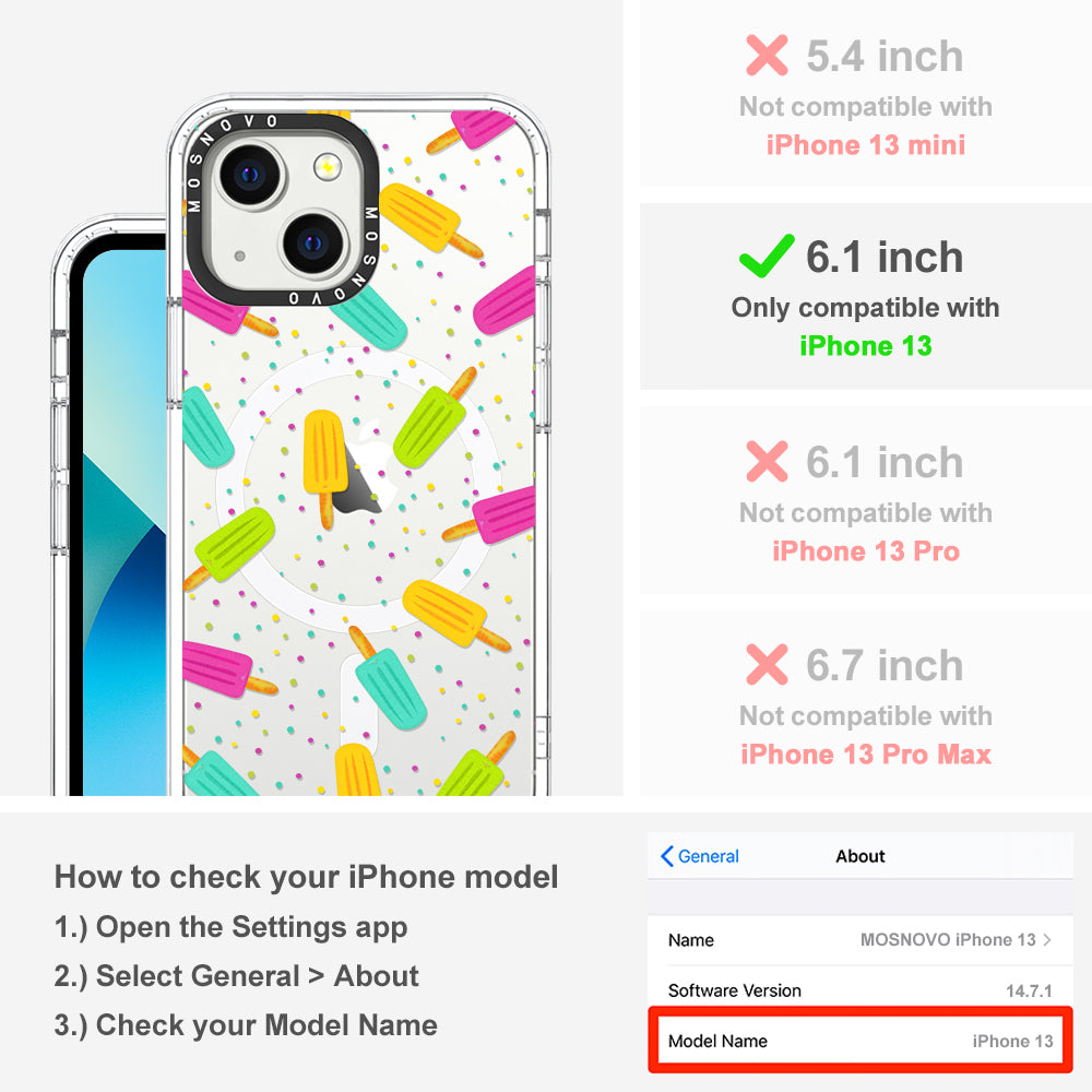 Rainbow Ice Pop Phone Case - iPhone 13 Case - MOSNOVO