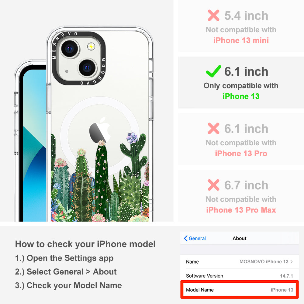 Desert Cactus Phone Case - iPhone 13 Case - MOSNOVO