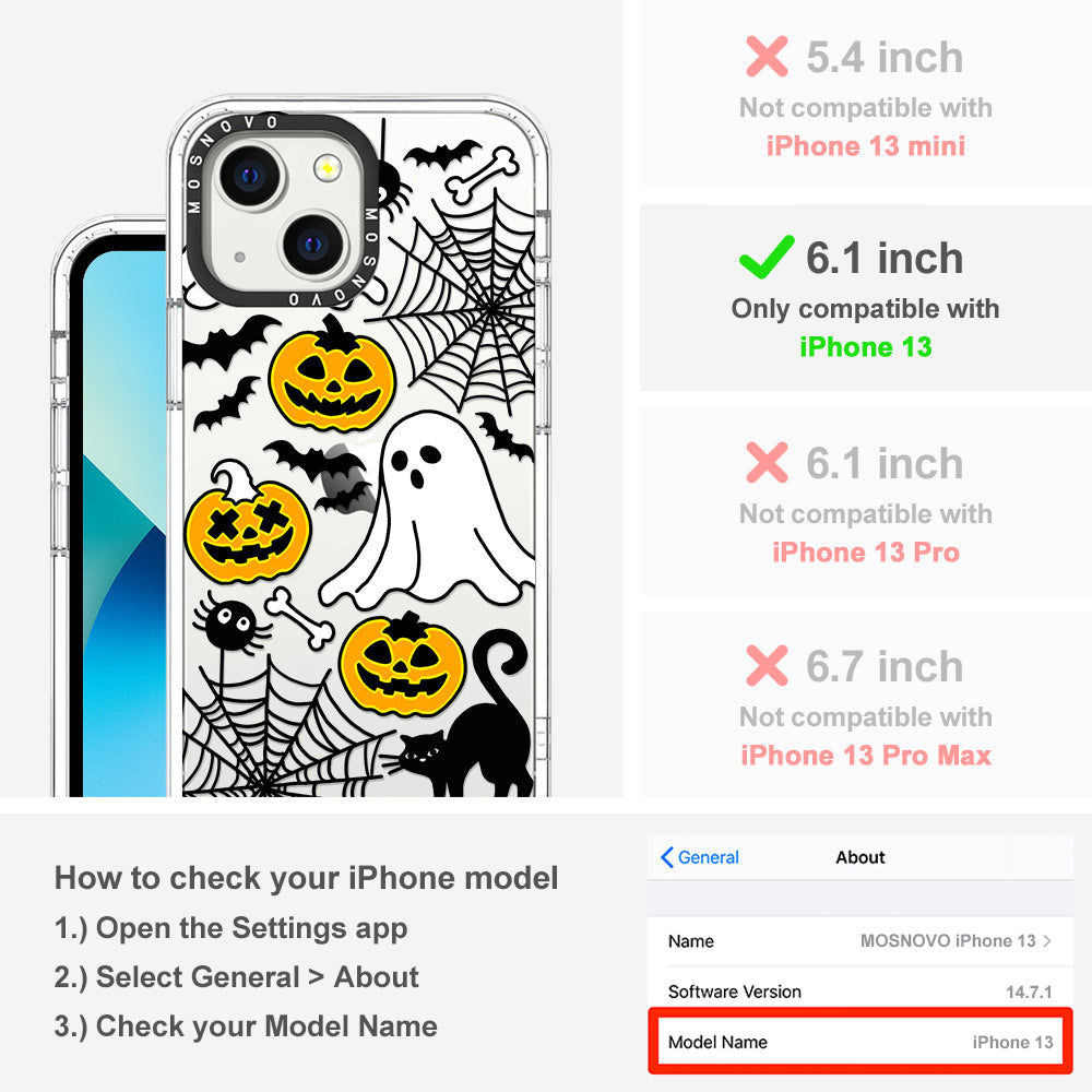 Halloween Pumpkin Phone Case - iPhone 13 Case - MOSNOVO