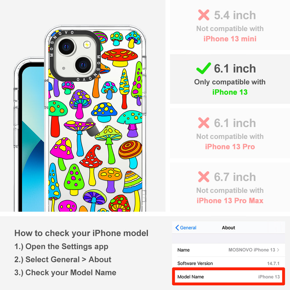 Wild Mushroom Phone Case - iPhone 13 Case - MOSNOVO