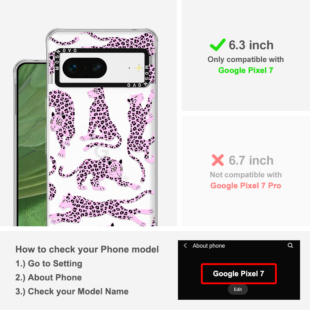 Pink Leopard Phone Case - Google Pixel 7 Case