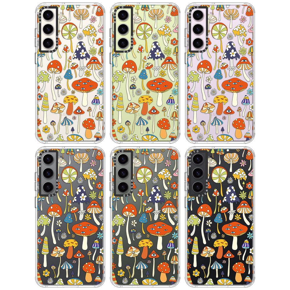 Mushroom Art Phone Case - Samsung Galaxy S23 Case