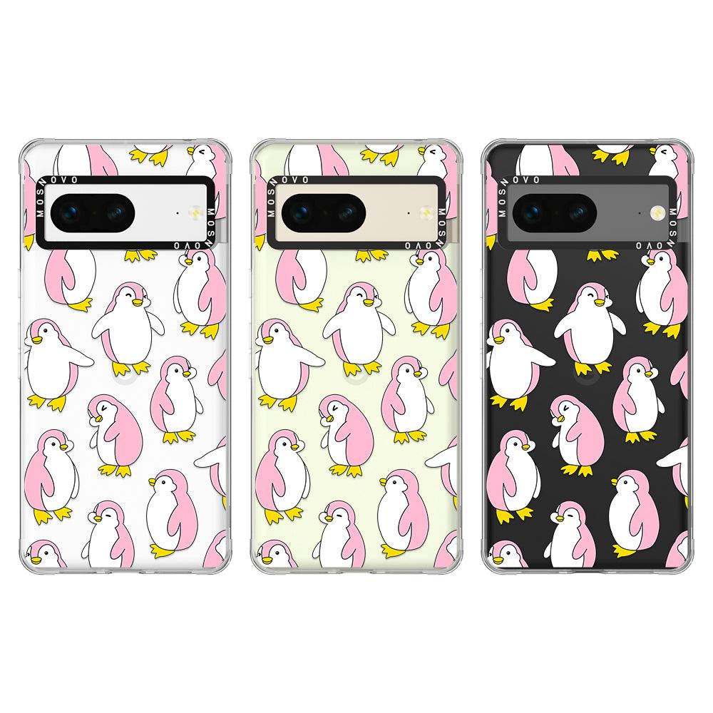 Pink Penguins Phone Case - Google Pixel 7 Case