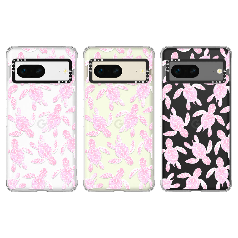 Pink Turtle Phone Case - Google Pixel 7 Case