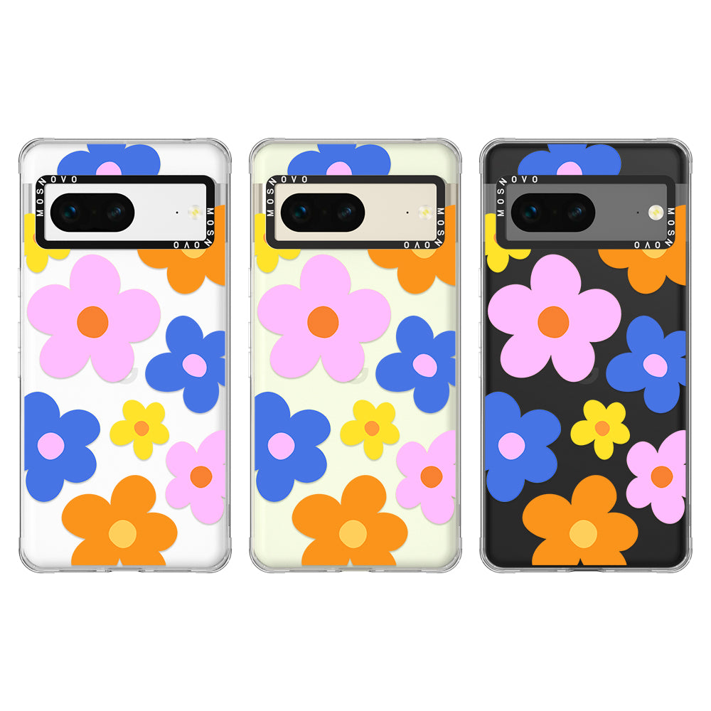 60's Groovy Flower Phone Case - Google Pixel 7 Case