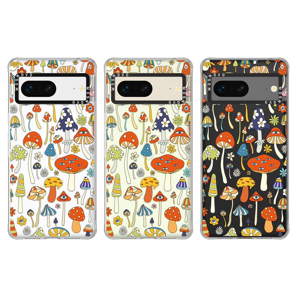 Mushroom Art Phone Case - Google Pixel 7 Case