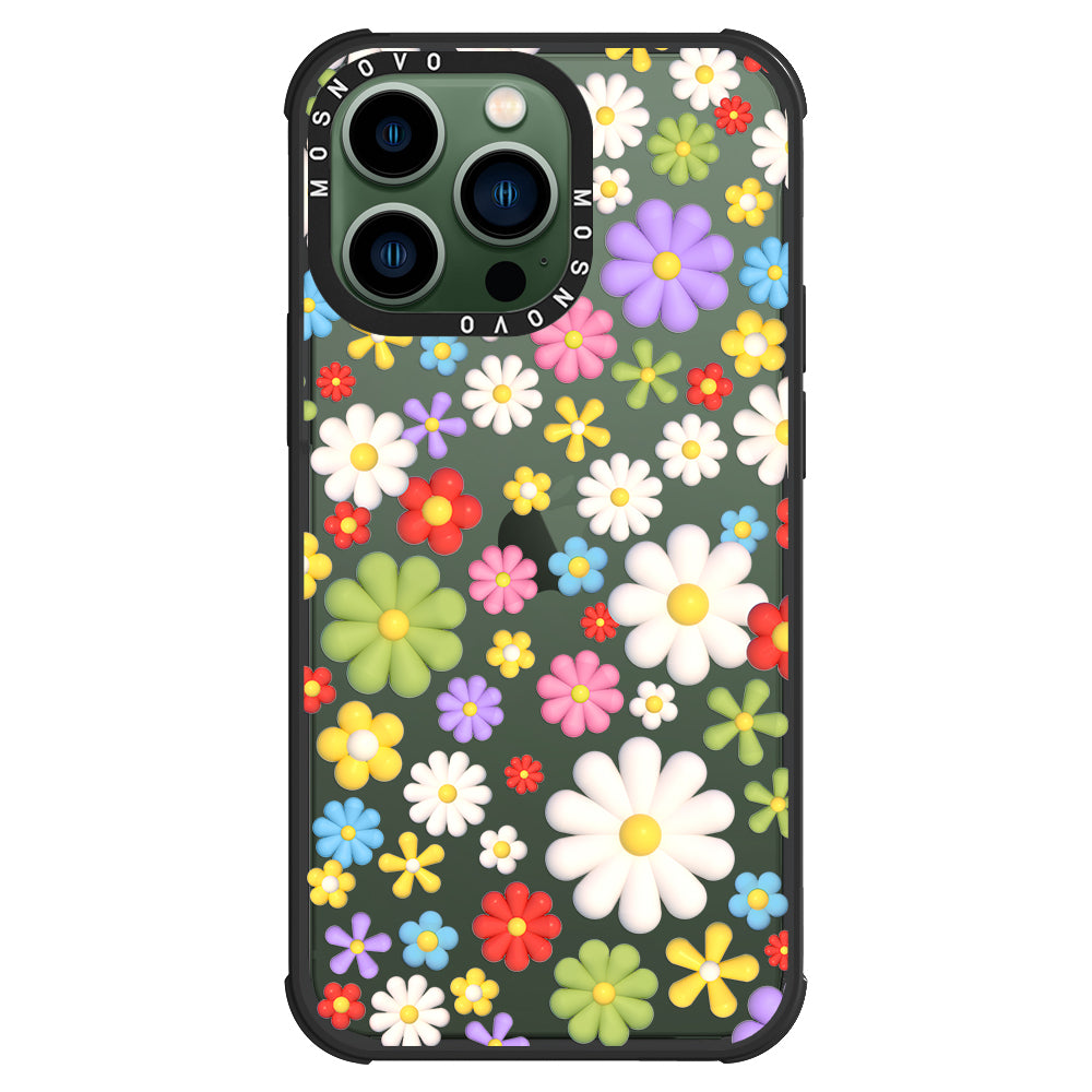 3D Flowers Phone Case - iPhone 13 Pro Case - MOSNOVO