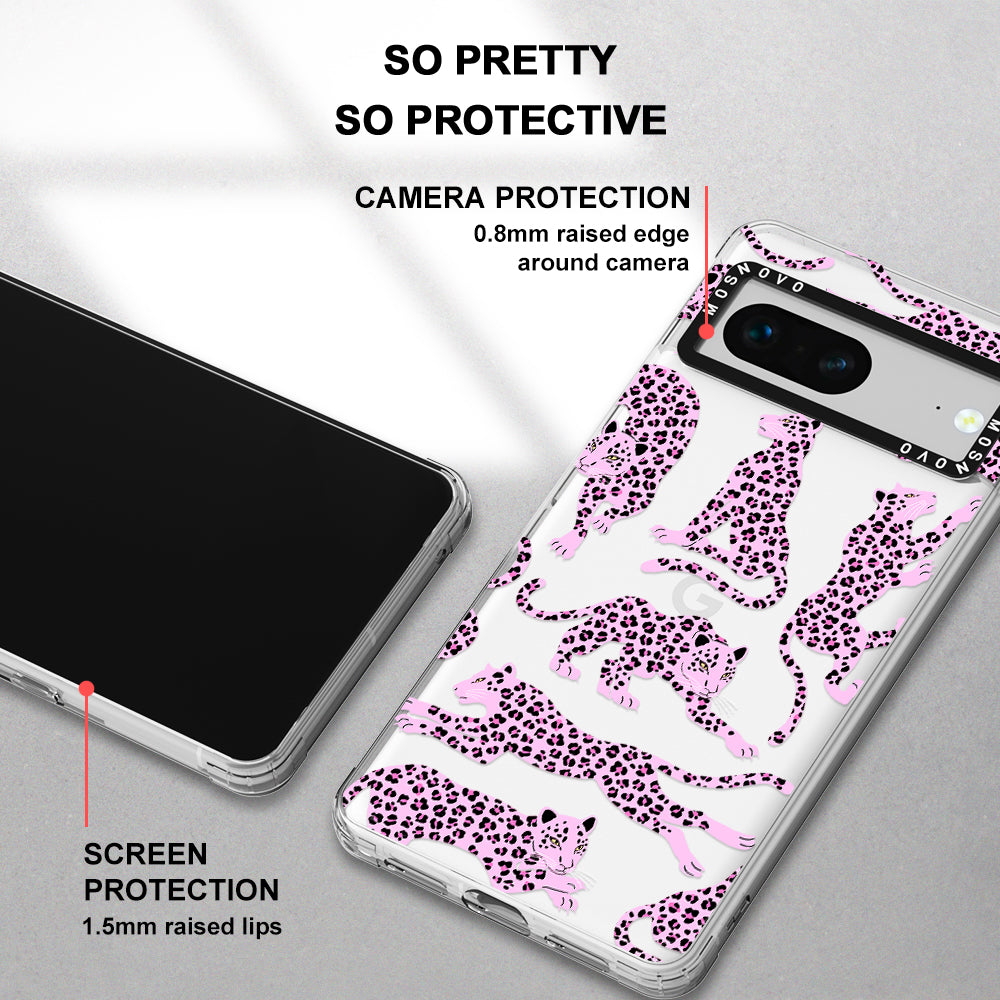 Pink Leopard Phone Case - Google Pixel 7 Case