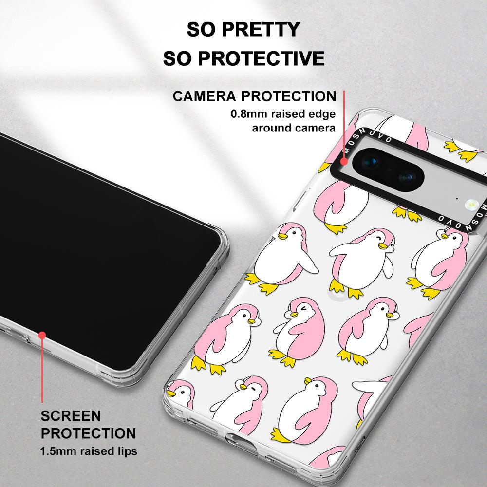 Pink Penguins Phone Case - Google Pixel 7 Case