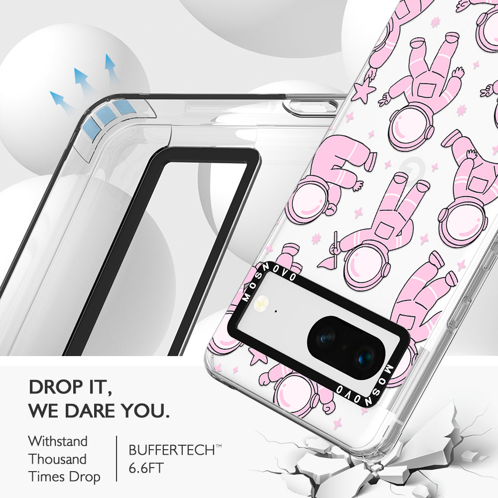 Pink Astronaut Phone Case - Google Pixel 7 Case