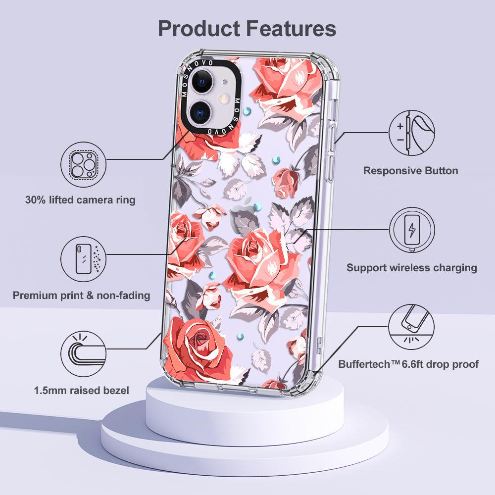 Retro Floral Phone Case - iPhone 11 Case