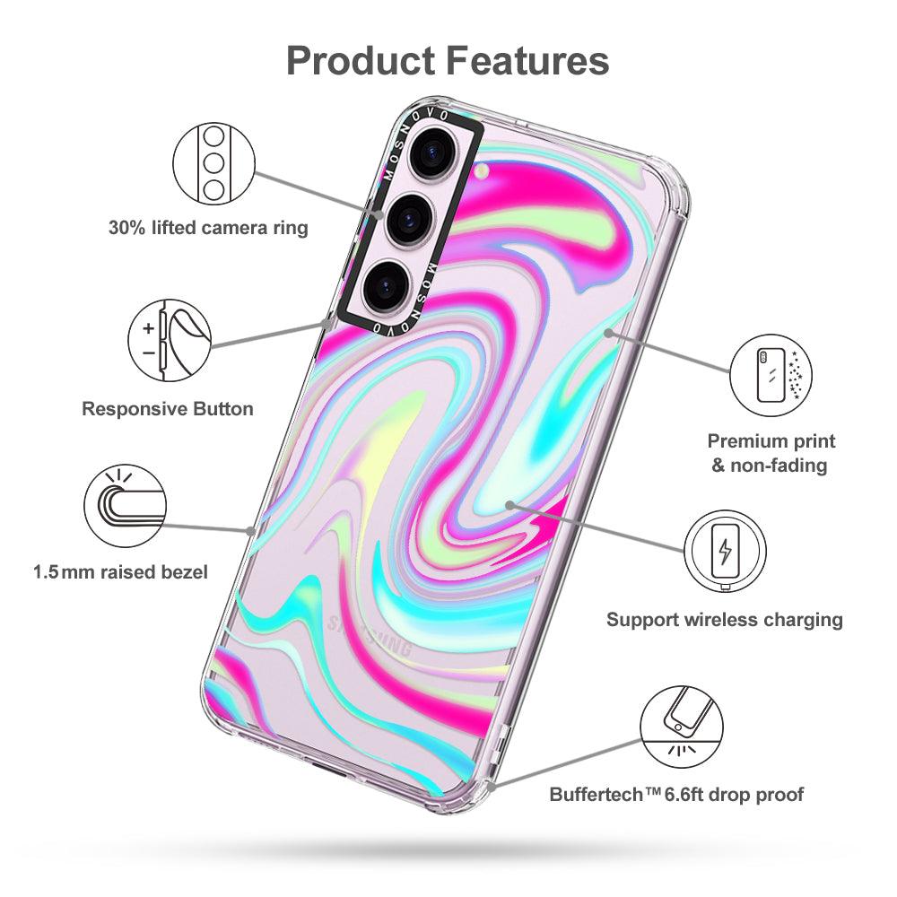 Psychedelic Swirls Phone Case - Samsung Galaxy S23 Plus Case