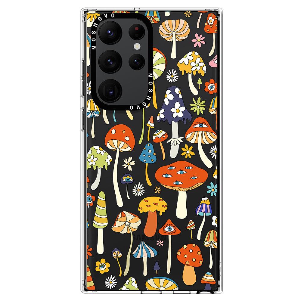 Mushroom Art Phone Case - Samsung Galaxy S22 Ultra Case