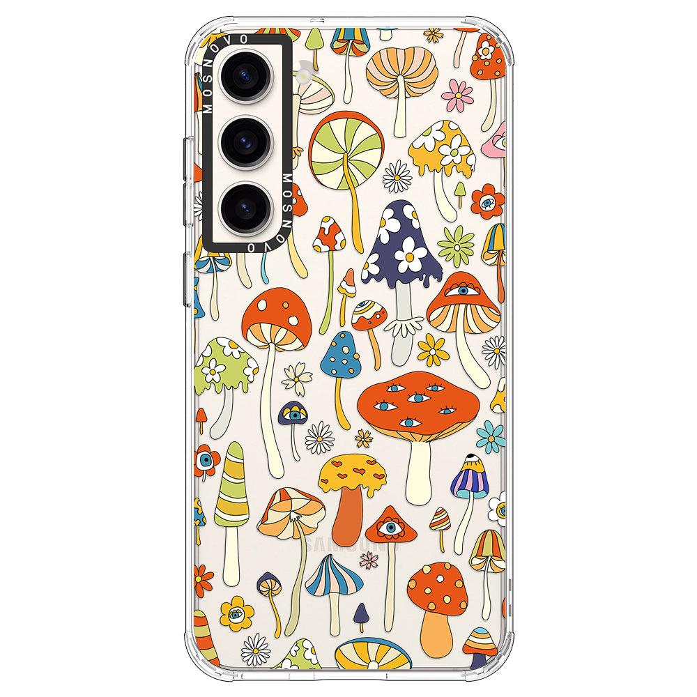 Mushroom Art Phone Case - Samsung Galaxy S23 Case