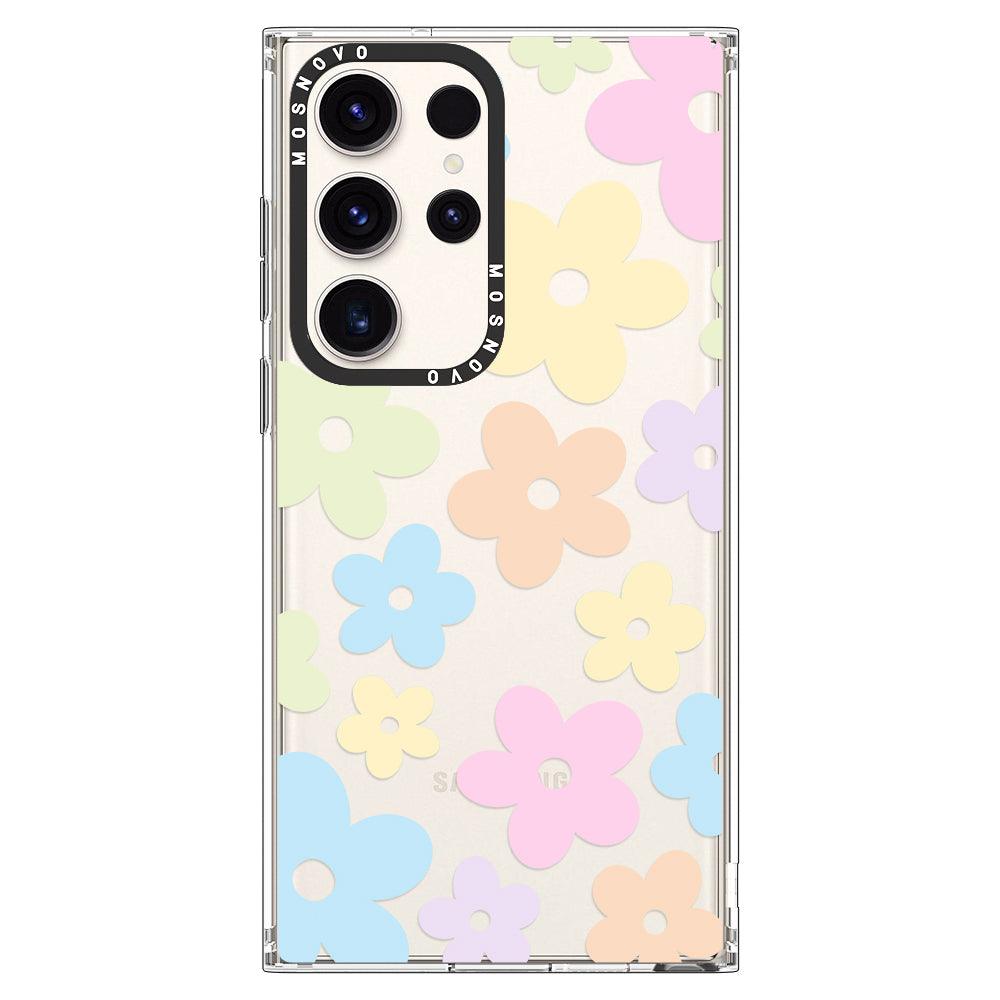 Pastel Flower Phone Case - Samsung Galaxy S23 Ultra Case