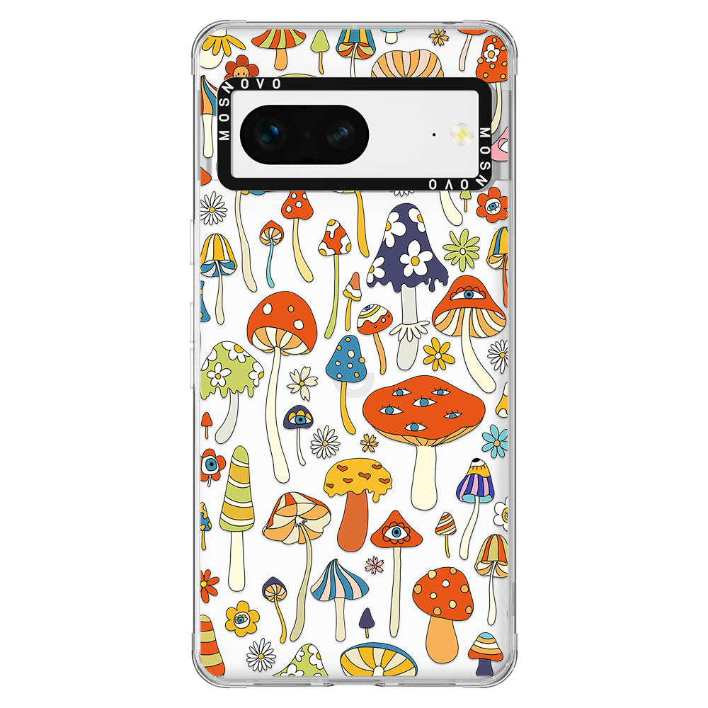 Mushroom Art Phone Case - Google Pixel 7 Case