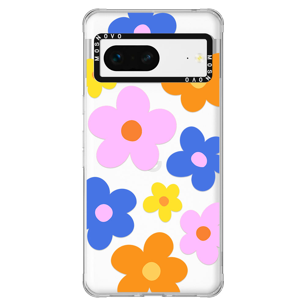 60's Groovy Flower Phone Case - Google Pixel 7 Case