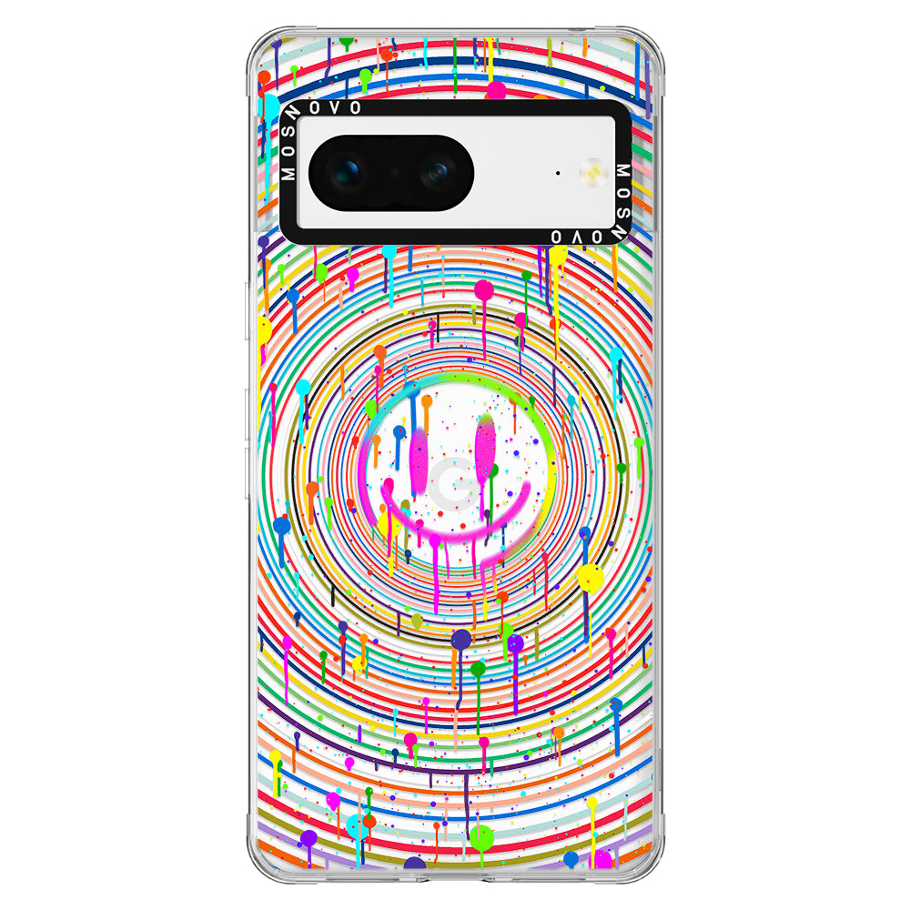 Dripping Smile Art Phone Case - Google Pixel 7 Case