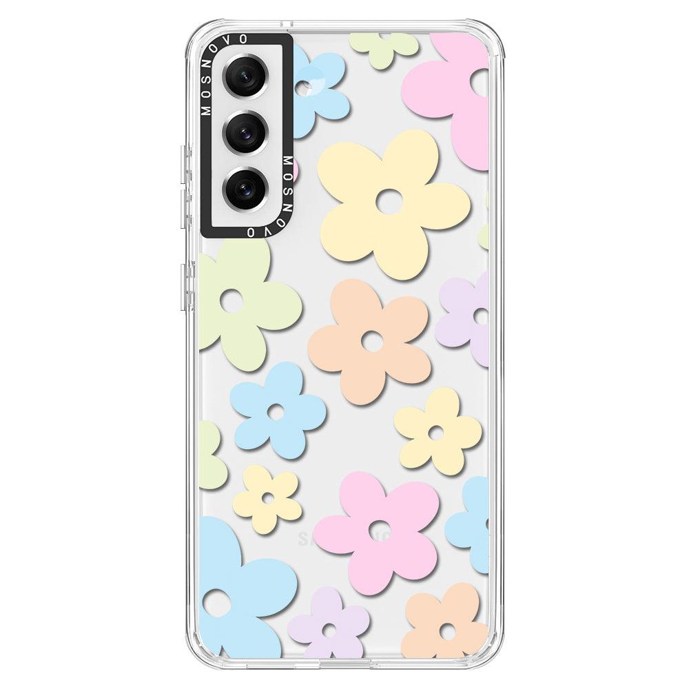 Pastel Flower Phone Case - Samsung Galaxy S21 FE Case