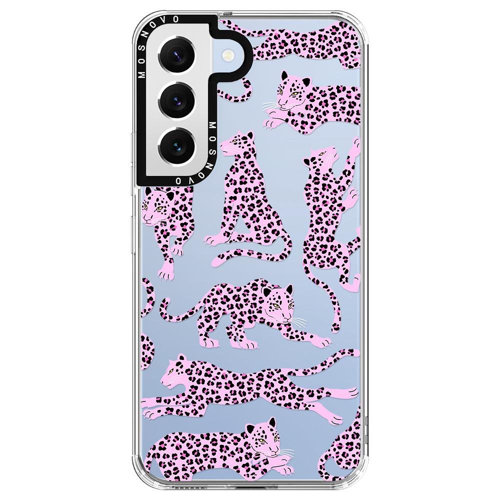 Pink Leopard Phone Case - Samsung Galaxy S22 Case