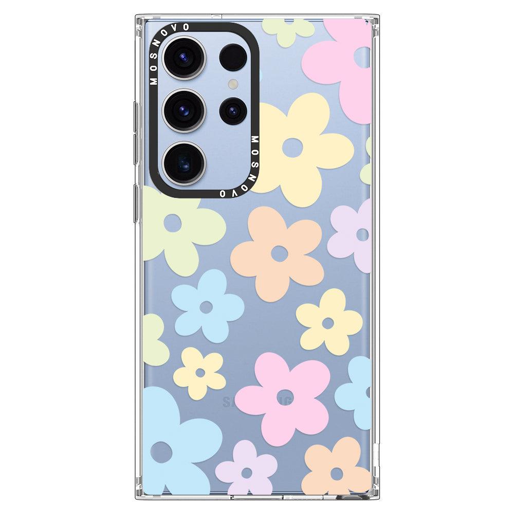 Pastel Flower Phone Case - Samsung Galaxy S23 Ultra Case