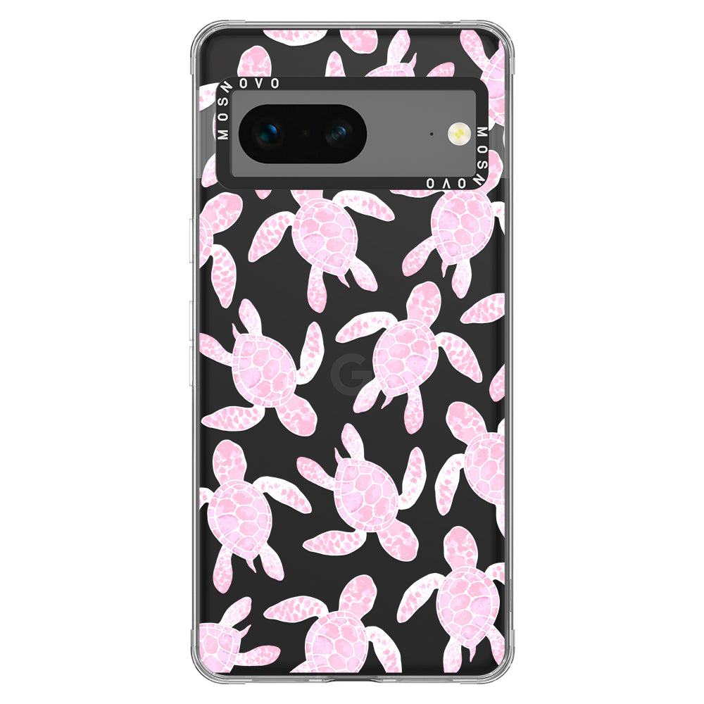 Pink Turtle Phone Case - Google Pixel 7 Case