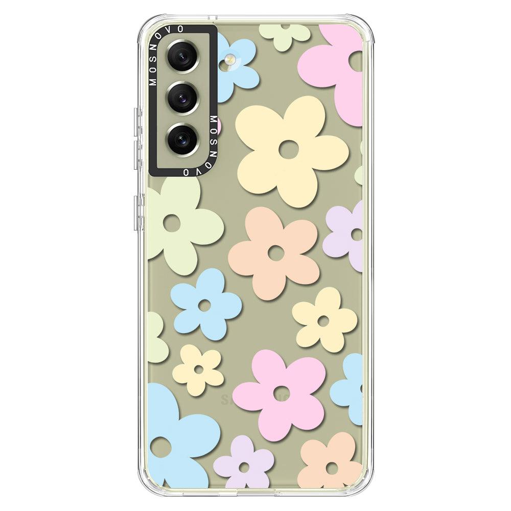 Pastel Flower Phone Case - Samsung Galaxy S21 FE Case