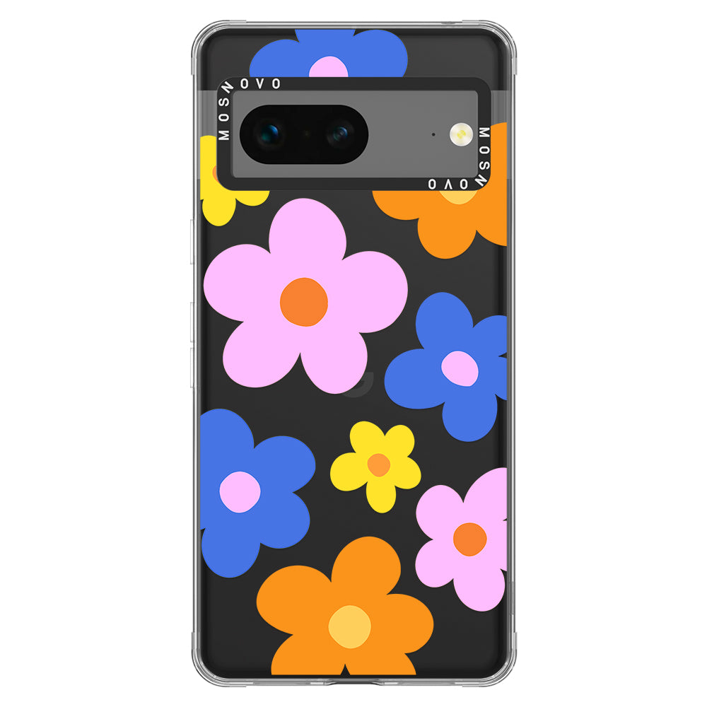 60's Groovy Flower Phone Case - Google Pixel 7 Case